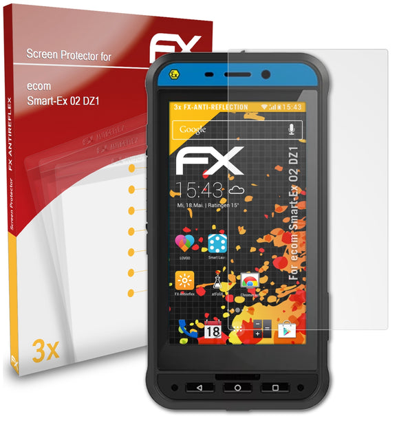 atFoliX FX-Antireflex Displayschutzfolie für ecom Smart-Ex 02 DZ1