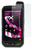 Glasfolie atFoliX kompatibel mit ecom Smart-Ex 201, 9H Hybrid-Glass FX