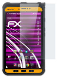 Glasfolie atFoliX kompatibel mit ecom Tab-Ex 02 D2, 9H Hybrid-Glass FX