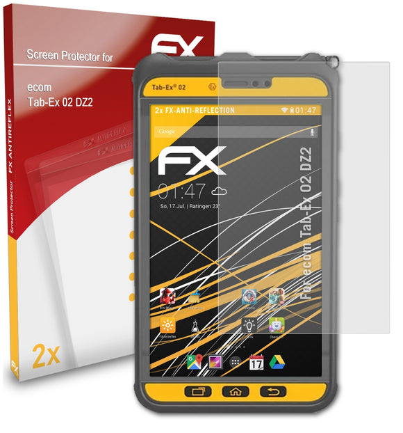 atFoliX FX-Antireflex Displayschutzfolie für ecom Tab-Ex 02 DZ2