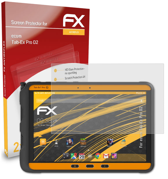 atFoliX FX-Antireflex Displayschutzfolie für ecom Tab-Ex Pro D2