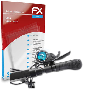 atFoliX FX-Clear Schutzfolie für eFlux eFlux Lite Six