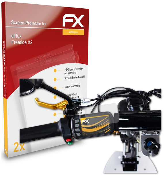 atFoliX FX-Antireflex Displayschutzfolie für eFlux Freeride X2