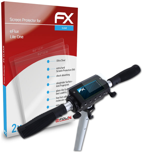 atFoliX FX-Clear Schutzfolie für eFlux Lite One