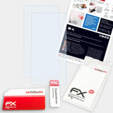 Lieferumfang von eFlux Lite Two FX-Clear Schutzfolie, Montage Zubehör inklusive