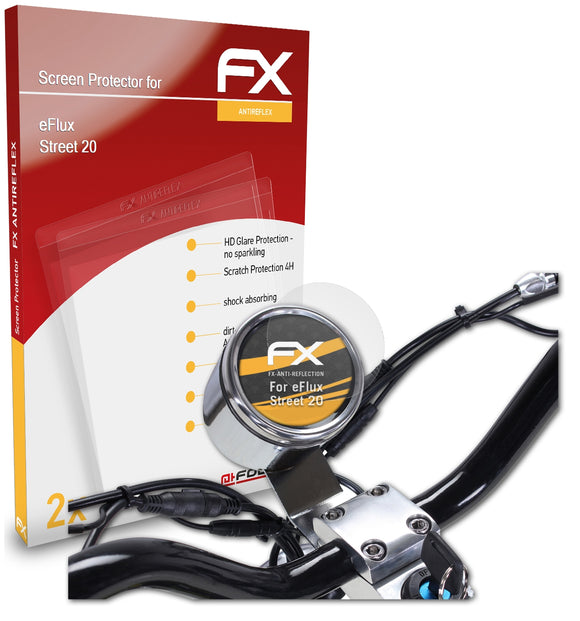 atFoliX FX-Antireflex Displayschutzfolie für eFlux Street 20