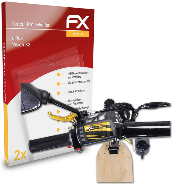 atFoliX FX-Antireflex Displayschutzfolie für eFlux Vision X2