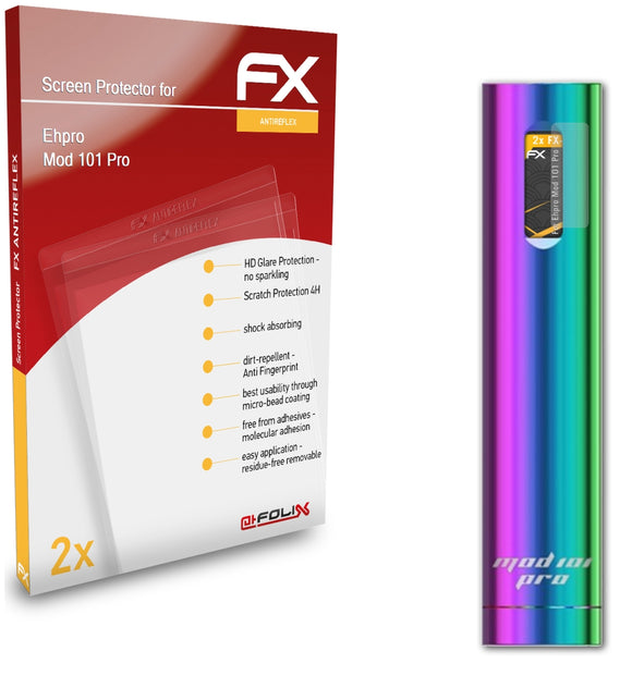 atFoliX FX-Antireflex Displayschutzfolie für Ehpro Mod 101 Pro
