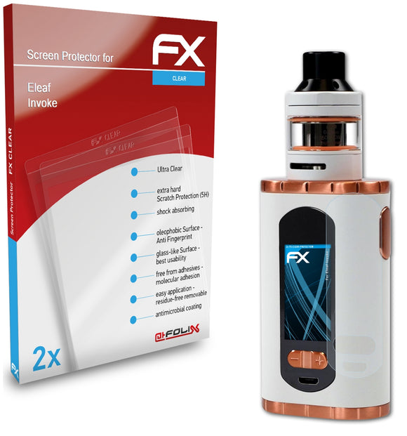 atFoliX FX-Clear Schutzfolie für Eleaf Invoke