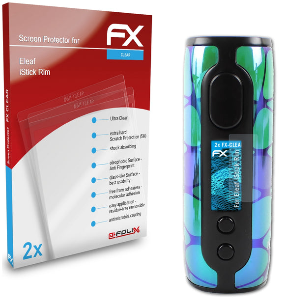 atFoliX FX-Clear Schutzfolie für Eleaf iStick Rim
