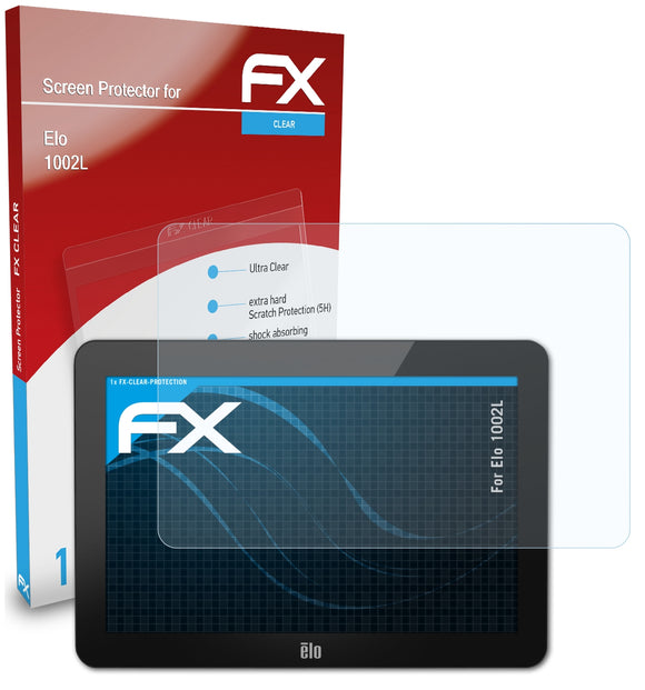 atFoliX FX-Clear Schutzfolie für Elo 1002L