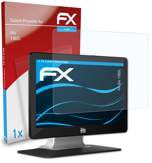 atFoliX FX-Clear Schutzfolie für Elo 1302L