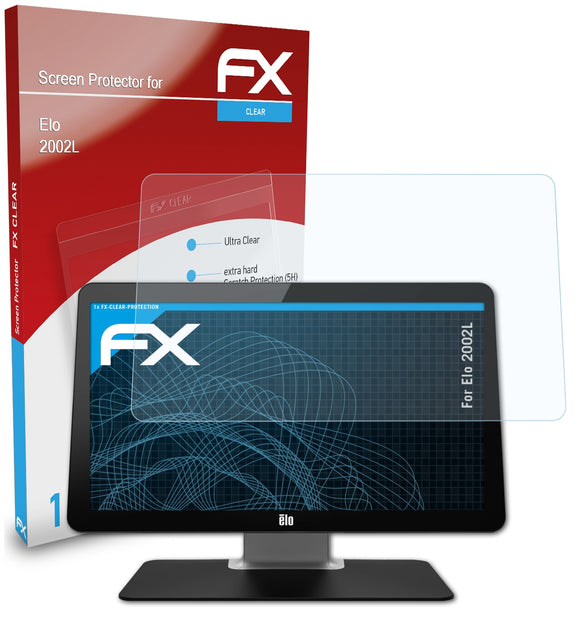 atFoliX FX-Clear Schutzfolie für Elo 2002L