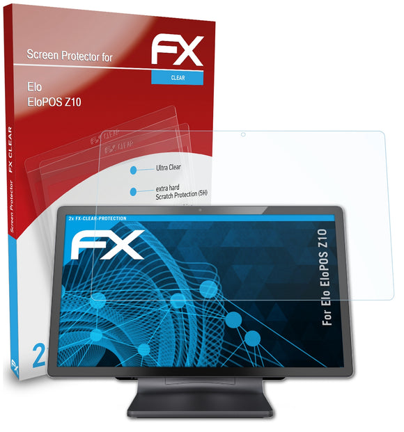 atFoliX FX-Clear Schutzfolie für Elo EloPOS Z10