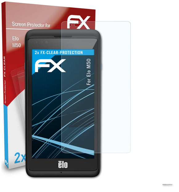 atFoliX FX-Clear Schutzfolie für Elo M50