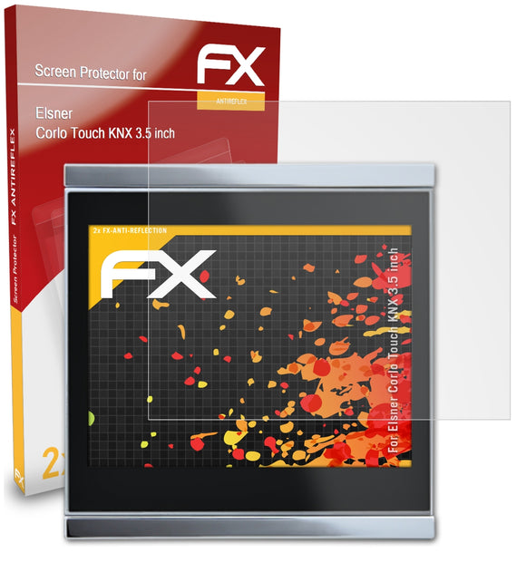 atFoliX FX-Antireflex Displayschutzfolie für Elsner Corlo Touch KNX (3.5 inch)