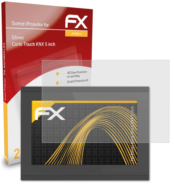 atFoliX FX-Antireflex Displayschutzfolie für Elsner Corlo Touch KNX (5 inch)