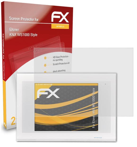 atFoliX FX-Antireflex Displayschutzfolie für Elsner KNX WS1000 Style