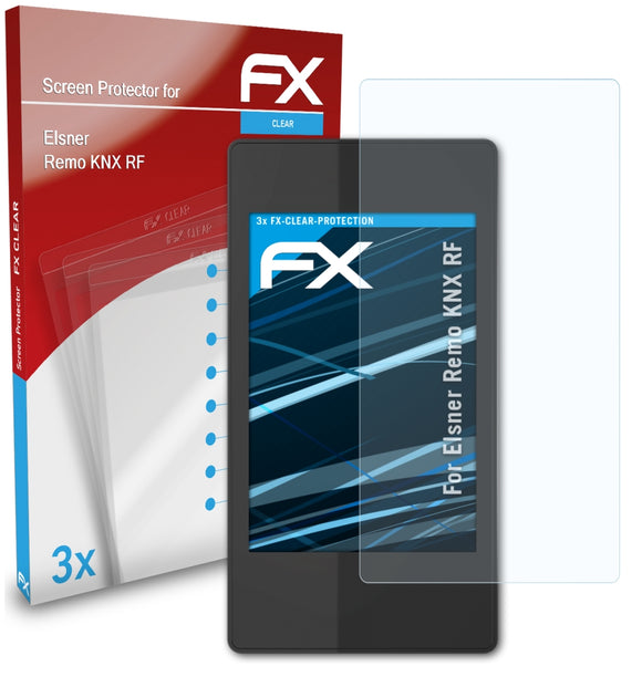 atFoliX FX-Clear Schutzfolie für Elsner Remo KNX RF