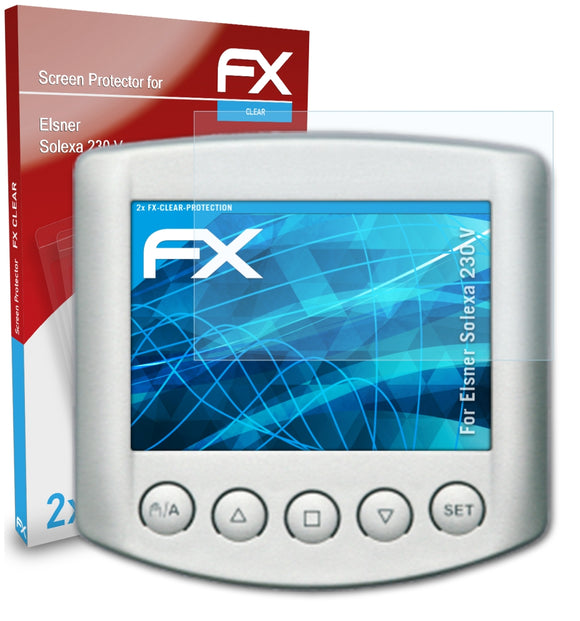 atFoliX FX-Clear Schutzfolie für Elsner Solexa 230 V