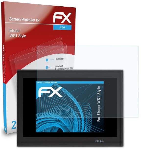 atFoliX FX-Clear Schutzfolie für Elsner WS1 Style
