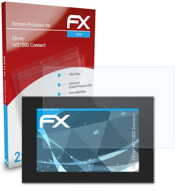 atFoliX FX-Clear Schutzfolie für Elsner WS1000 Connect