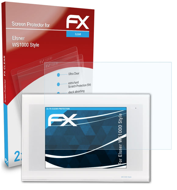 atFoliX FX-Clear Schutzfolie für Elsner WS1000 Style