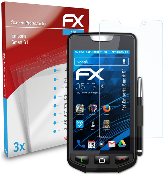 atFoliX FX-Clear Schutzfolie für Emporia Smart (S1)