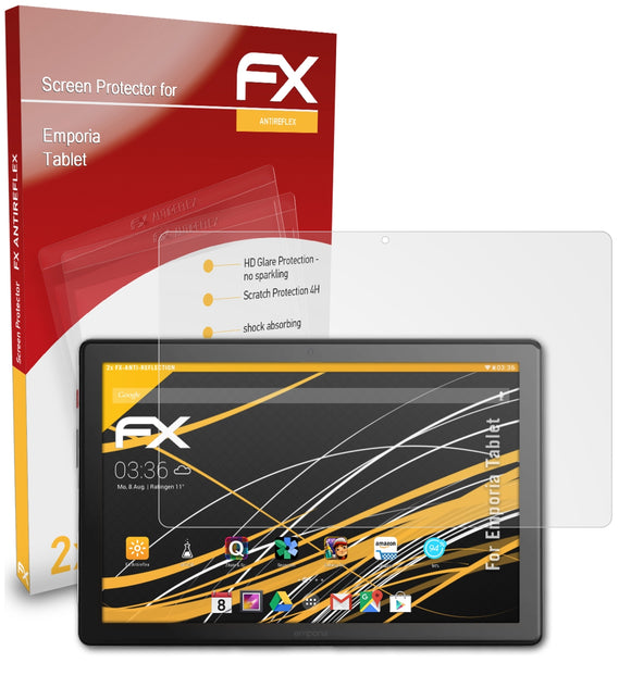 atFoliX FX-Antireflex Displayschutzfolie für Emporia Tablet