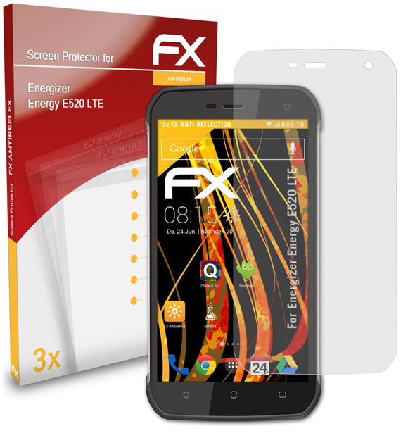 atFoliX FX-Antireflex Displayschutzfolie für Energizer Energy E520 LTE