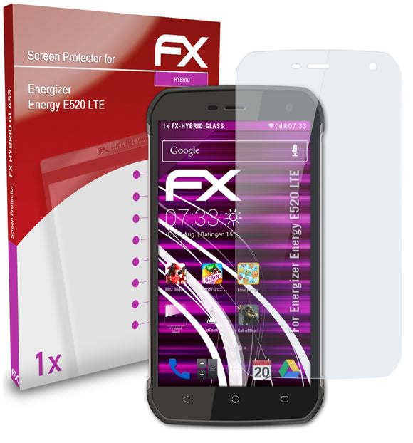 atFoliX FX-Hybrid-Glass Panzerglasfolie für Energizer Energy E520 LTE