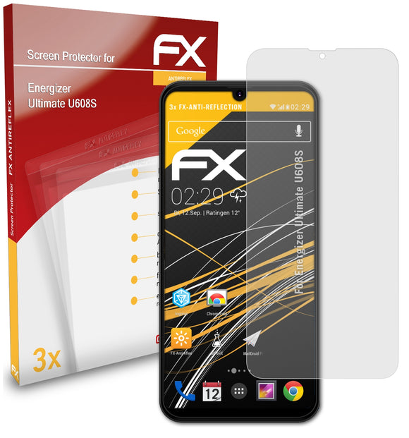atFoliX FX-Antireflex Displayschutzfolie für Energizer Ultimate U608S