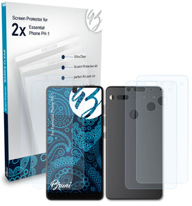 Bruni Basics-Clear Displayschutzfolie für Essential Phone PH-1