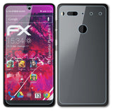 Glasfolie atFoliX kompatibel mit Essential Phone PH-1, 9H Hybrid-Glass FX (1er Set)