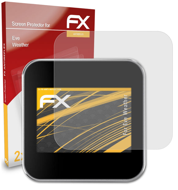 atFoliX FX-Antireflex Displayschutzfolie für Eve Weather