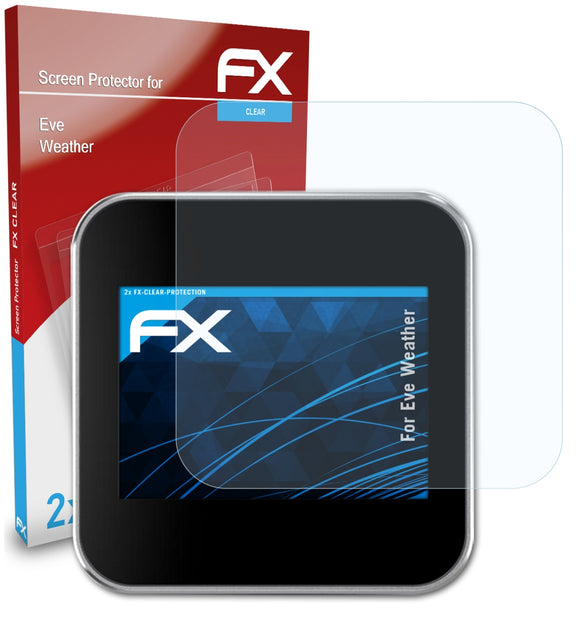 atFoliX FX-Clear Schutzfolie für Eve Weather