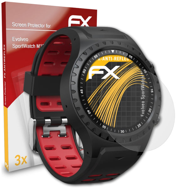 atFoliX FX-Antireflex Displayschutzfolie für Evolveo SportWatch M1S