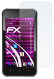 Glasfolie atFoliX kompatibel mit Evolveo StrongPhone G2, 9H Hybrid-Glass FX