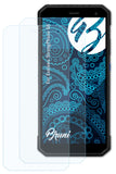 Schutzfolie Bruni kompatibel mit Evolveo StrongPhone G6, glasklare (2X)