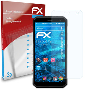 atFoliX FX-Clear Schutzfolie für Evolveo StrongPhone G6