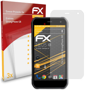 atFoliX FX-Antireflex Displayschutzfolie für Evolveo StrongPhone G8