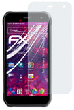 Glasfolie atFoliX kompatibel mit Evolveo StrongPhone G8, 9H Hybrid-Glass FX