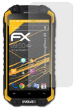 Panzerfolie atFoliX kompatibel mit Evolveo StrongPhone Q9, entspiegelnde und stoßdämpfende FX (3X)