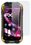 Glasfolie atFoliX kompatibel mit Evolveo StrongPhone Q9, 9H Hybrid-Glass FX