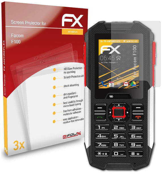 atFoliX FX-Antireflex Displayschutzfolie für Facom F100
