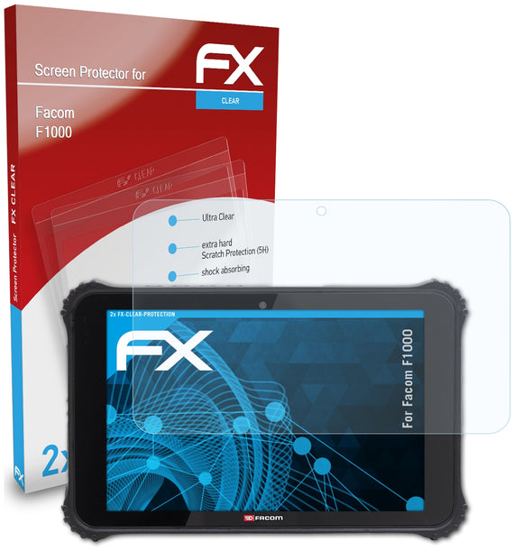 atFoliX FX-Clear Schutzfolie für Facom F1000