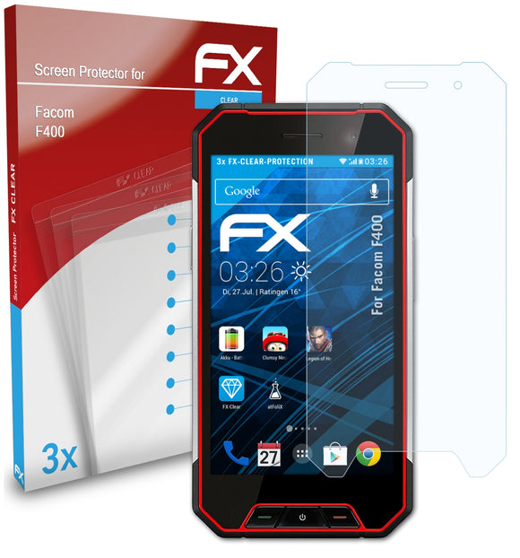 atFoliX FX-Clear Schutzfolie für Facom F400