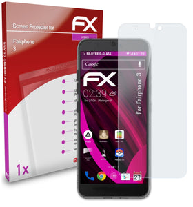 atFoliX FX-Hybrid-Glass Panzerglasfolie für Fairphone 3