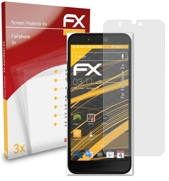 atFoliX FX-Antireflex Displayschutzfolie für Fairphone 3+