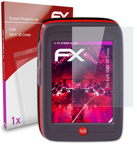 atFoliX FX-Hybrid-Glass Panzerglasfolie für Falk IBEX 30 Cross